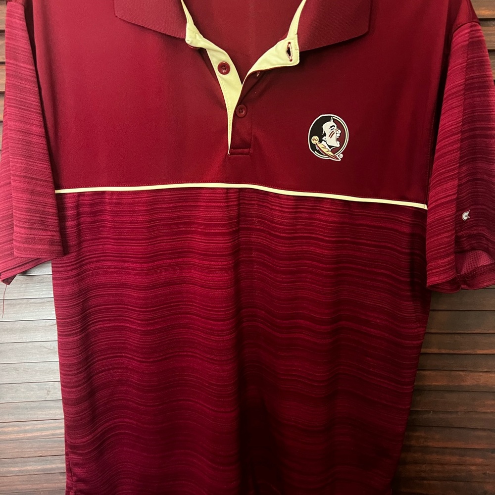 Colosseum FSU Garnet Polo Shirt